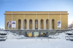 Götaplatsen, Konstmuseum, exteriör, vinter