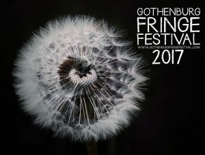 Affisch/logga till Gothenburg Fringe Festival 2017.