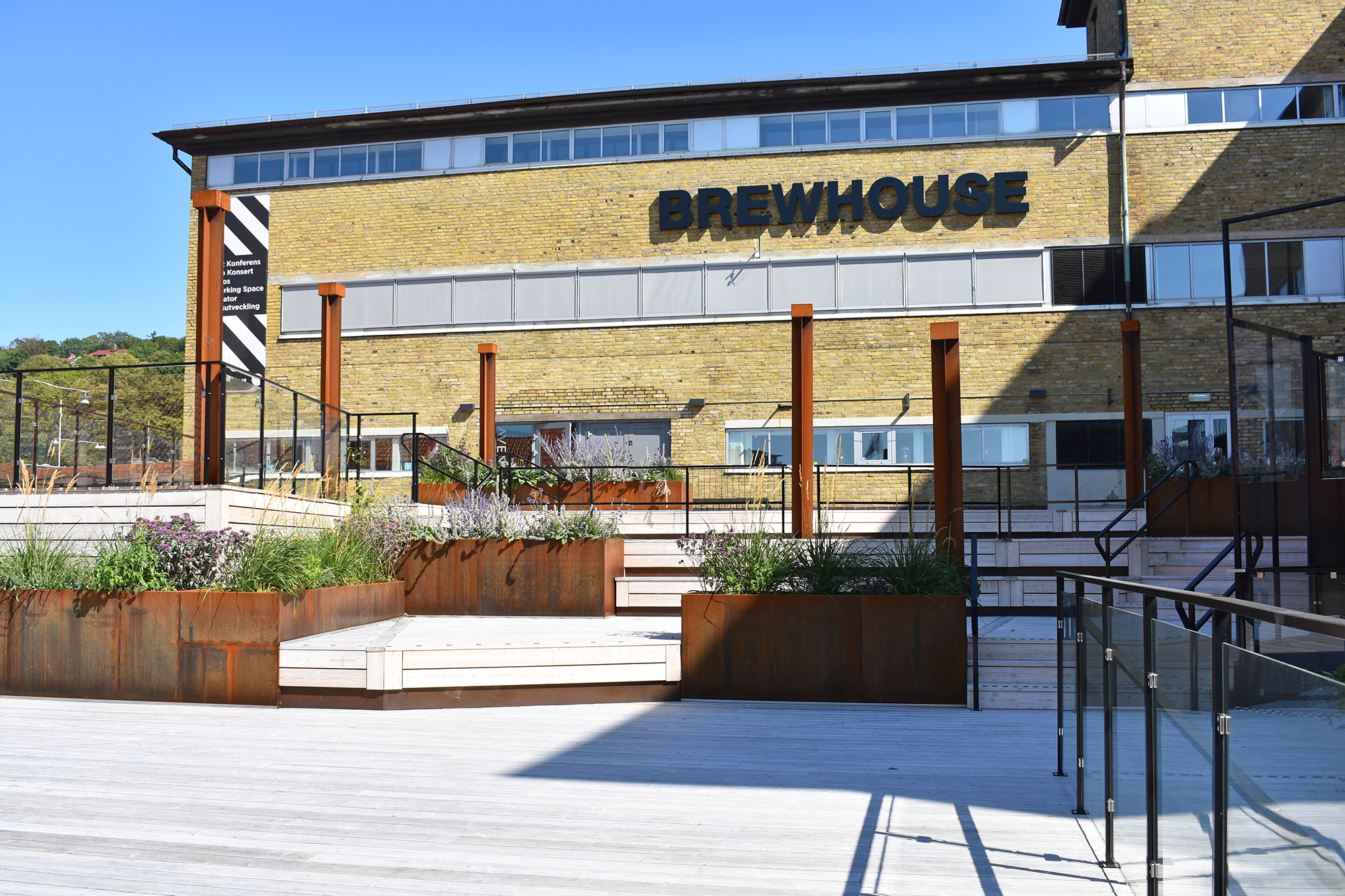 Brewhouses nya uteplats